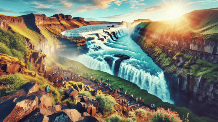 Gullfoss Wasserfall