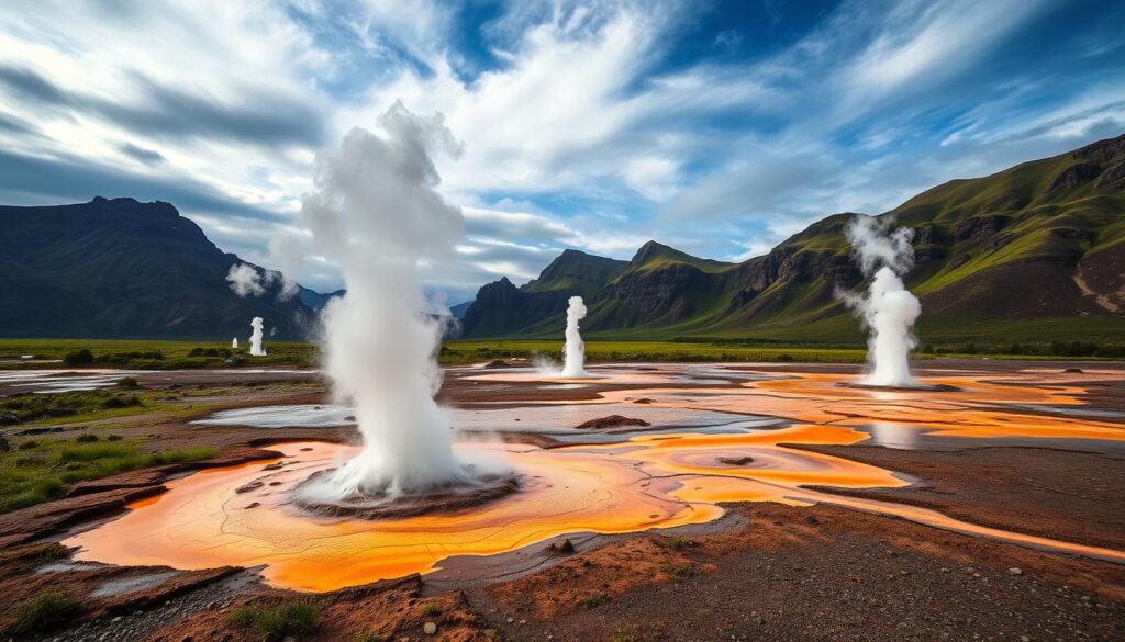 Geothermalgebiet in Island