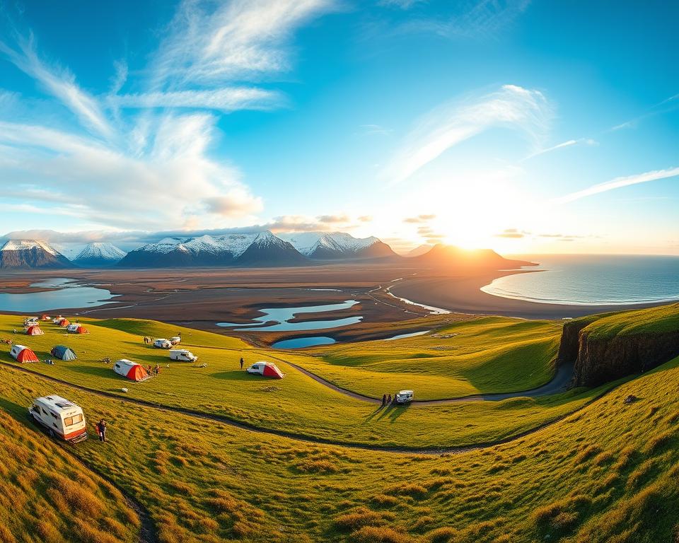 Campingplätze Island Übersicht