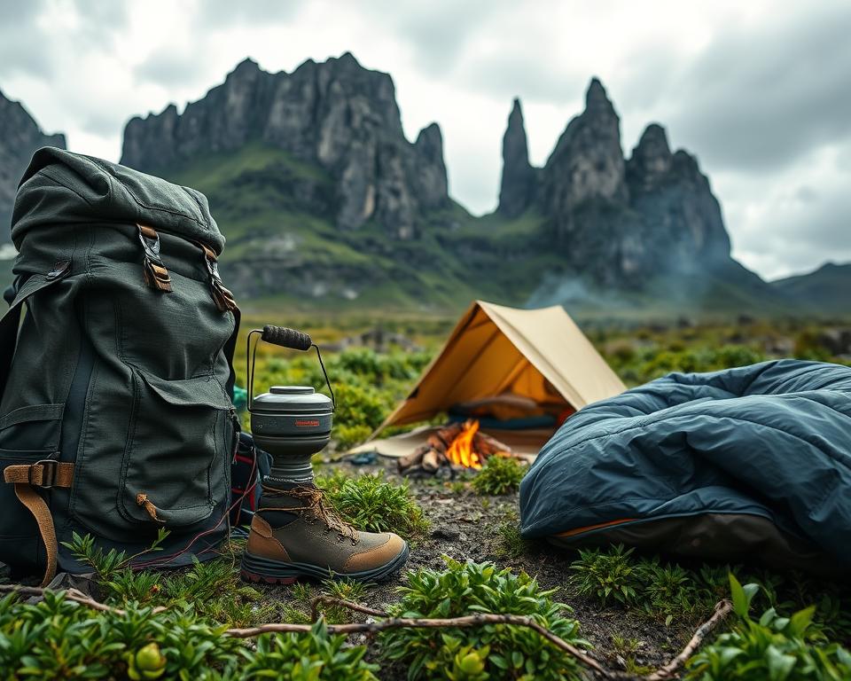 Island Camping Ausrüstung