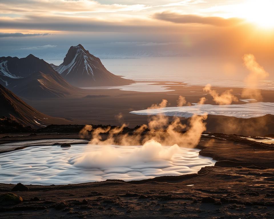 Vulkane und Gletscher auf Island Vulkane und Gletscher auf Island