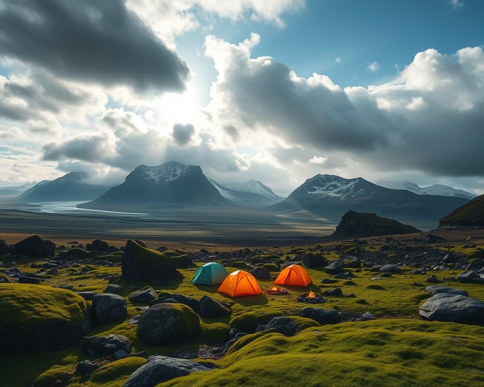 Campingplätze Island Landschaft