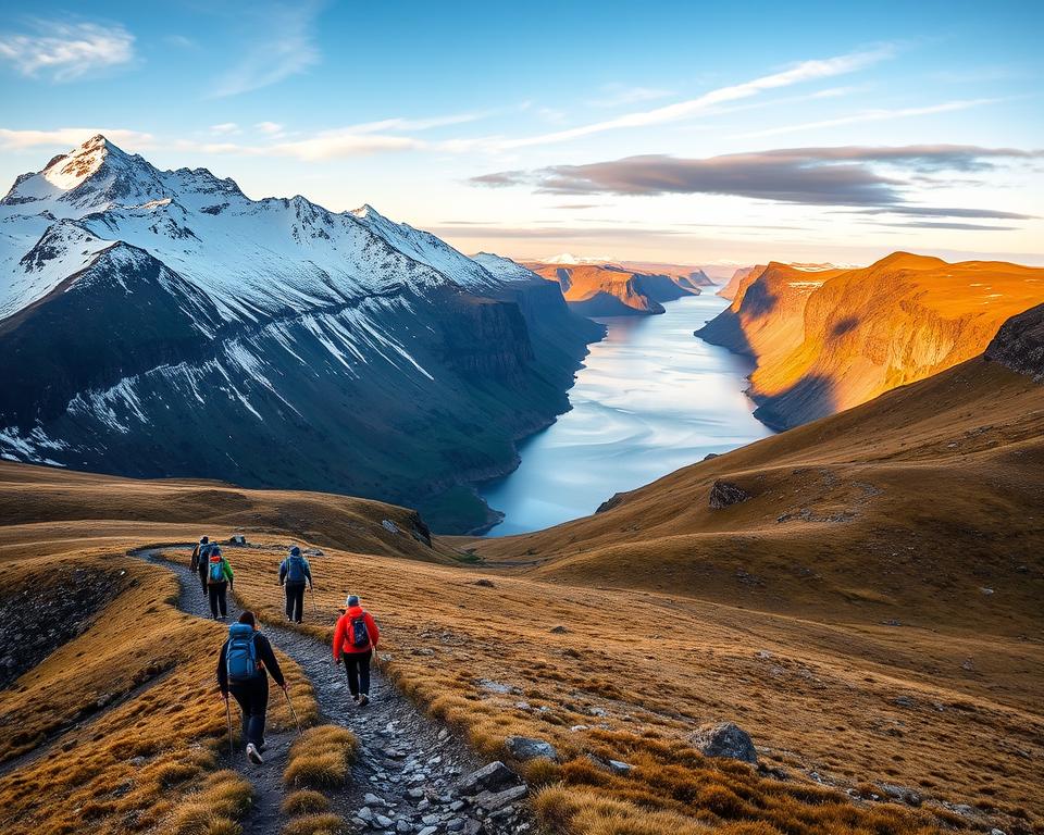 Wanderrouten Westfjorde Outdoor-Aktivitäten