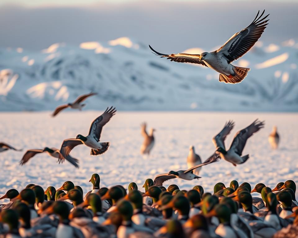 Wintervögel in Island